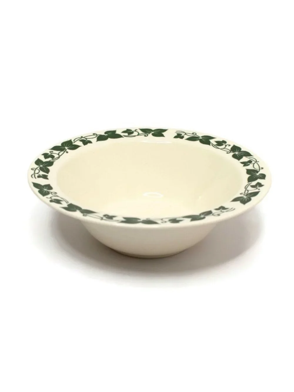 Vintage Homer Laughlin Brittany Ivy Vegetable Bowl Dark Green Leaves HLC258 9